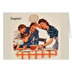 Retro Wife - Dinner is Always a Surprise,