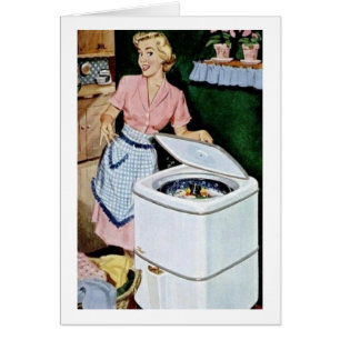 Retro Wife - Laundry Day,