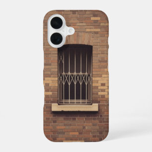 Retro Window Grille iPhone 16 Case