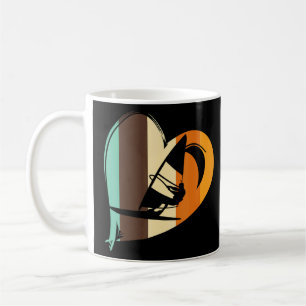 Retro Windsurfing Surfing Surfer Kitesurfer Windsu Coffee Mug