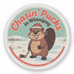 Retro Winnipeg Beaver Hockey