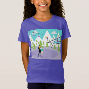 Retro Winter Ski Resort T-Shirt