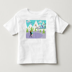 Retro Winter Ski Resort T-Shirt