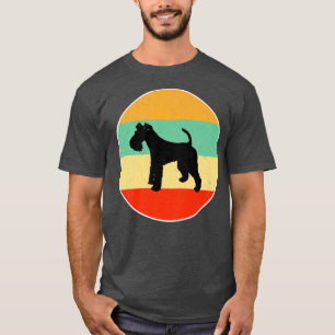 Retro Wire Fo Terrier Mom Retro Vintage Dog Mom T-Shirt