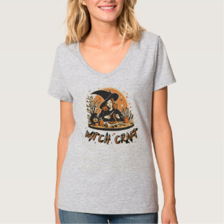 Retro Witch Craft Halloween T-Shirt