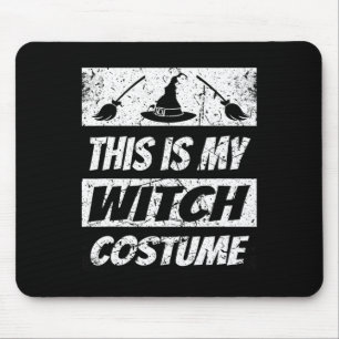 Retro Witch Halloween Matching Group Costume Spook Mouse Mat