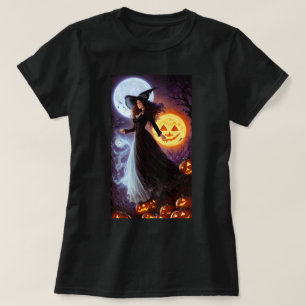 Retro Witch Hallween T-Shirt