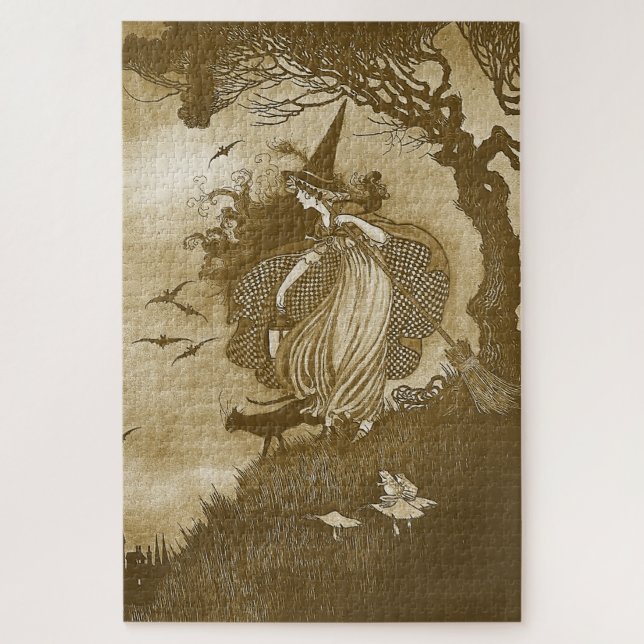 Retro Witch Puzzle (Vertical)
