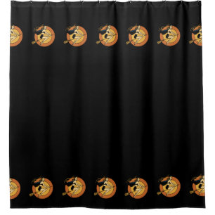 Retro Witch Shower Curtain