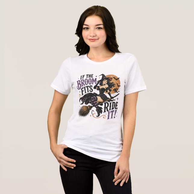 Retro Witch Tri-Blend Shirt (Front Full)