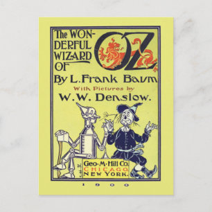 Retro Wizard of Oz Vintage Postcard