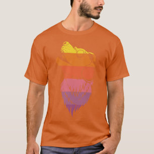 Retro Wolf Headphones 1 T-Shirt