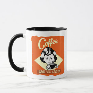 Retro Woman Coffee Mug