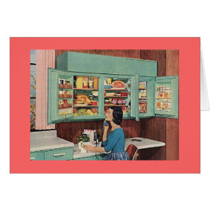 Retro Woman in Kitchen