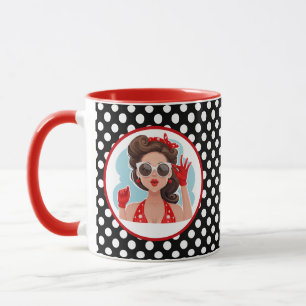 Retro Woman Mug
