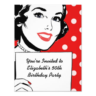Retro Birthday Invitations & Announcements | Zazzle.co.uk