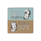 Retro Women Clean/Dirty Dishwasher Kitchen Dishes