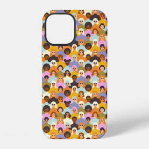 Retro Women of the World Pattern iPhone 12 Case