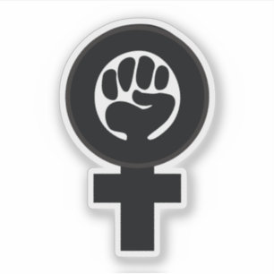 Retro Women's Symbol with Fist