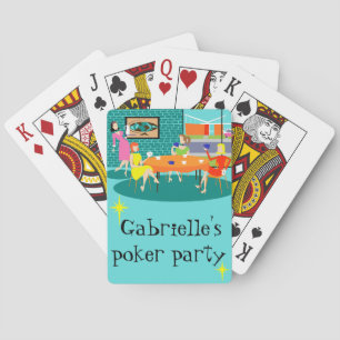 Retro Women's Weekly Card Game Playing Cards