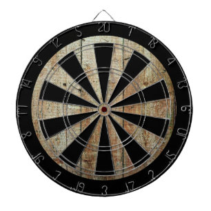 Retro Wood Wooden Texture Pattern Dartboard