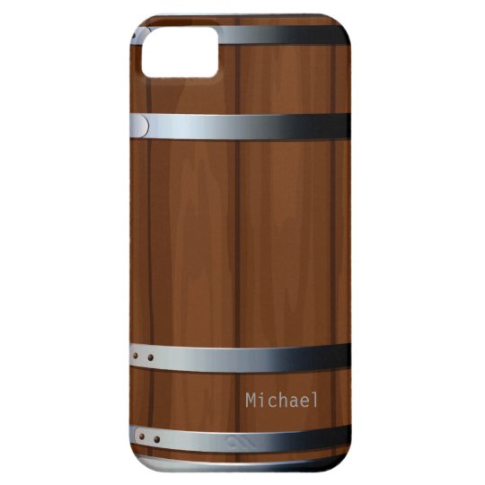 Retro Wooden Beer Barrel Barely There iPhone 5 Case