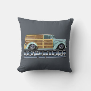 Retro Woody Lowrider Cushion