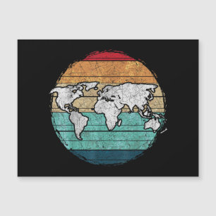 Retro World Map