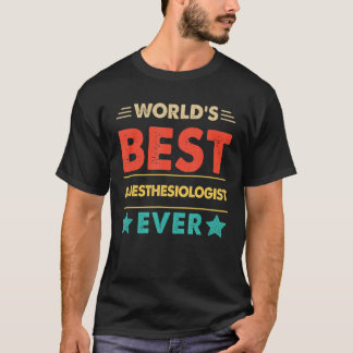 Retro World's Best Anaesthesiologist Ever T-Shirt