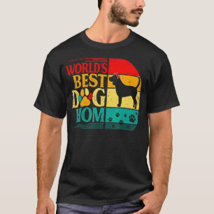 Retro World's Best Beagle Dog Mum Mother's Day T-Shirt