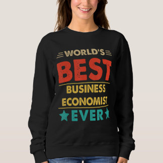 Retro World's Best Business Economist Ever Sweatshirt