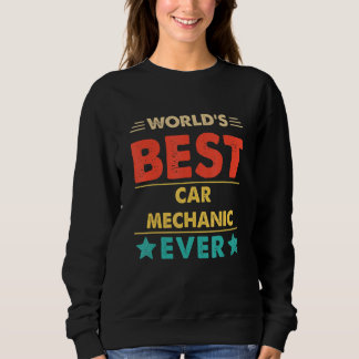 Retro World's Best Car Mechanic Ever Sweatshirt