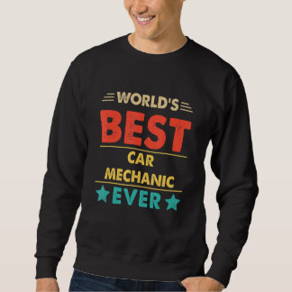 Retro World's Best Car Mechanic Ever Sweatshirt
