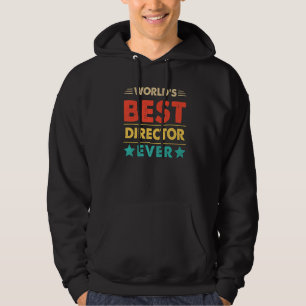 Retro World's Best Director Ever Hoodie