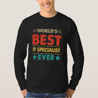 Retro World's Best IT Specialist Ever T-Shirt