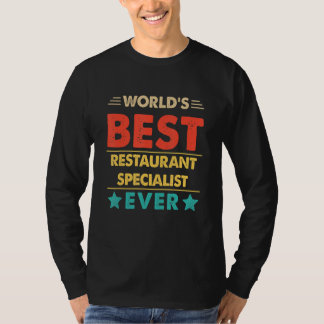 Retro World's Best Restaurant Specialist Ever T-Shirt