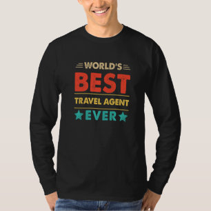 Retro World's Best Travel Agent Ever T-Shirt