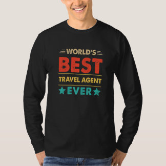 Retro World's Best Travel Agent Ever   T-Shirt
