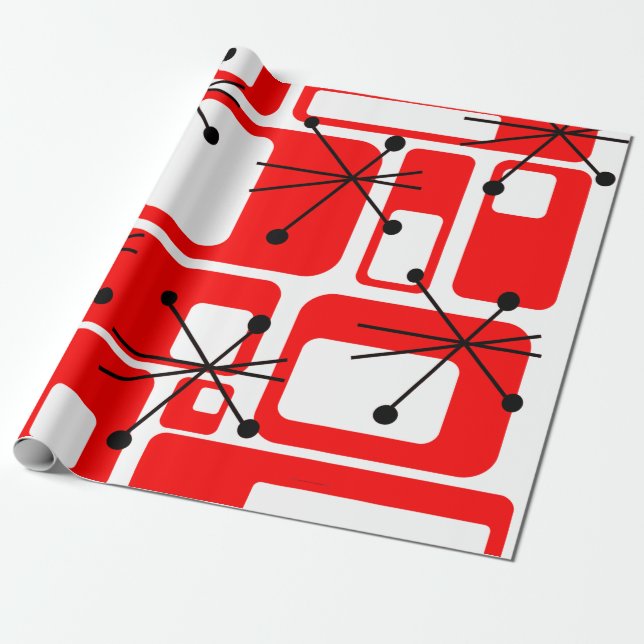 Retro  wrapping paper (Unrolled)