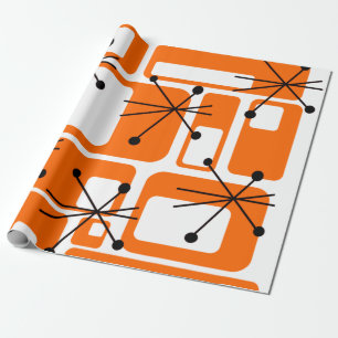 Retro wrapping paper