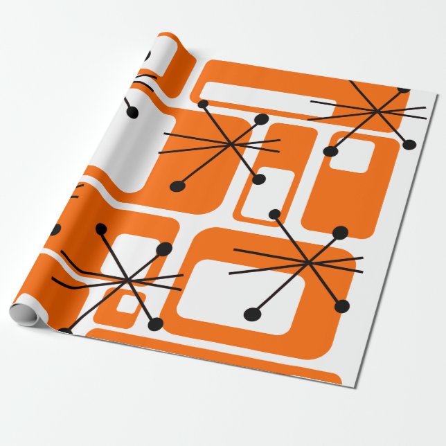 Retro  wrapping paper (Unrolled)