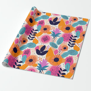 retro wrapping paper