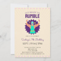 Retro Wrestling Birthday Party