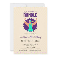 Retro Wrestling Birthday Party