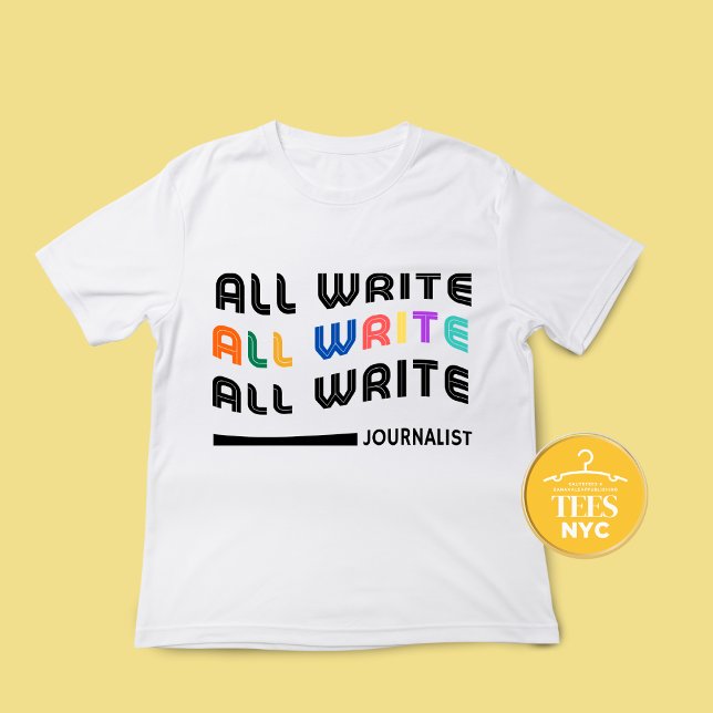Retro Writer Shirt Gift For Journalist T-Shirt (Creator Uploaded)