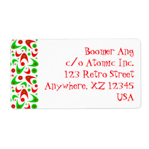 Retro Xmas Boomerangs