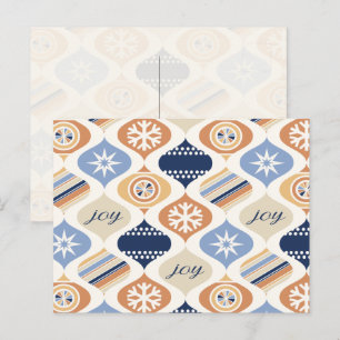 Retro Xmas Holiday Luxe Postcard