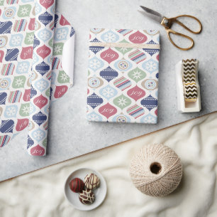 Retro Xmas Vintage Luxe Wrapping Paper