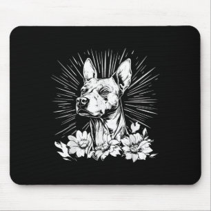 Retro Xoloitzcuintli Dog Lover Tattoo Style Mouse Mat