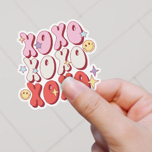 Retro XOXO Happy Valentine's Day Vinyl